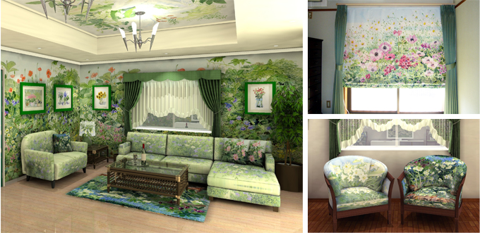 オリジナルファブリックのオーダーメイドイメージ